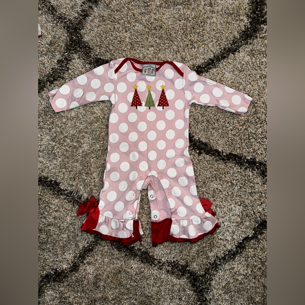 Christmas Onesie Boutique Outfit. Size 12-18 months.